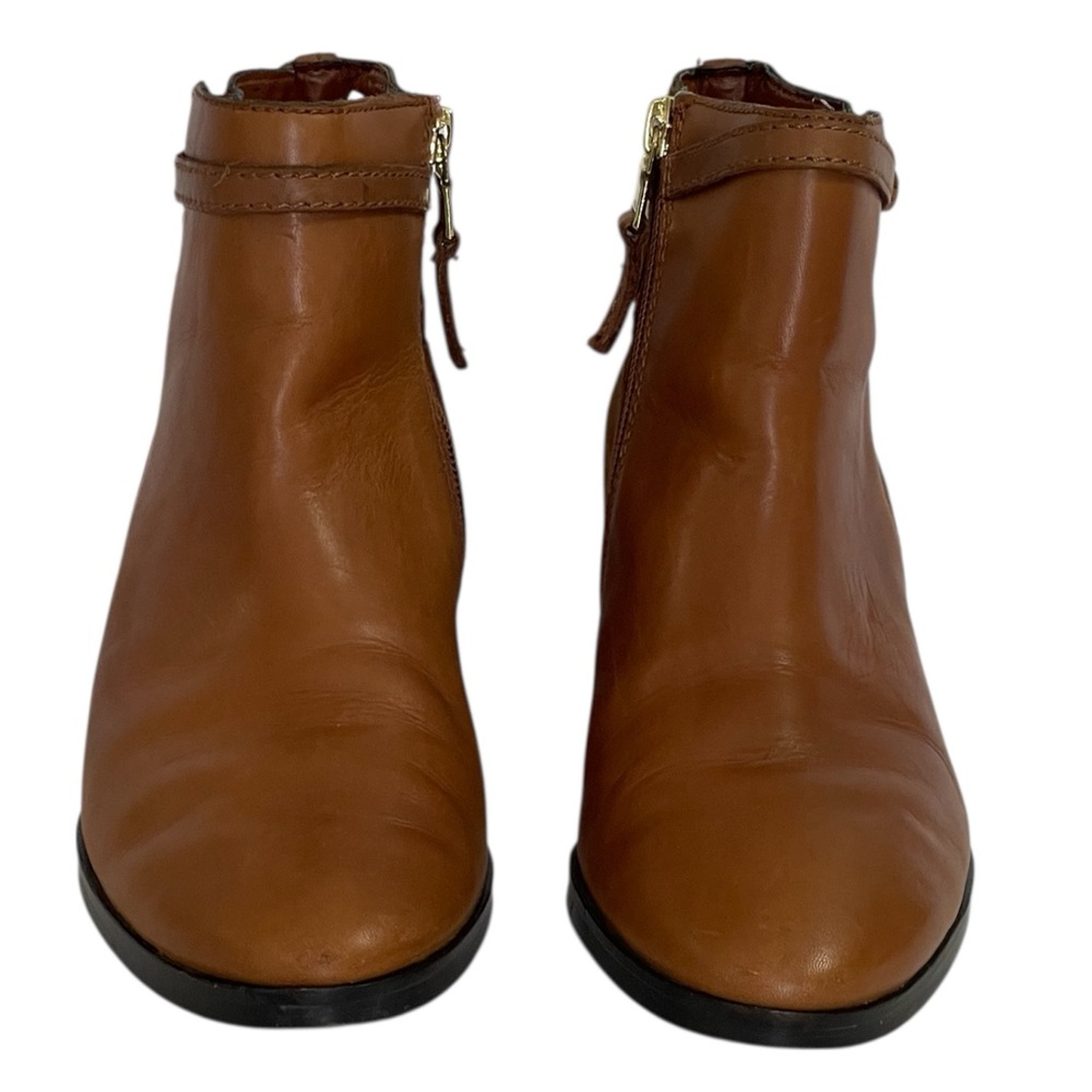 LAUREN RALPH LAUREN DAMARA LEATHER & SUEDE ZIP BOOTIES SZ 7M EUC - Picture 4 of 16